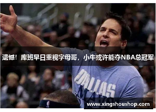 遗憾！库班早日重视字母哥，小牛或许能夺NBA总冠军